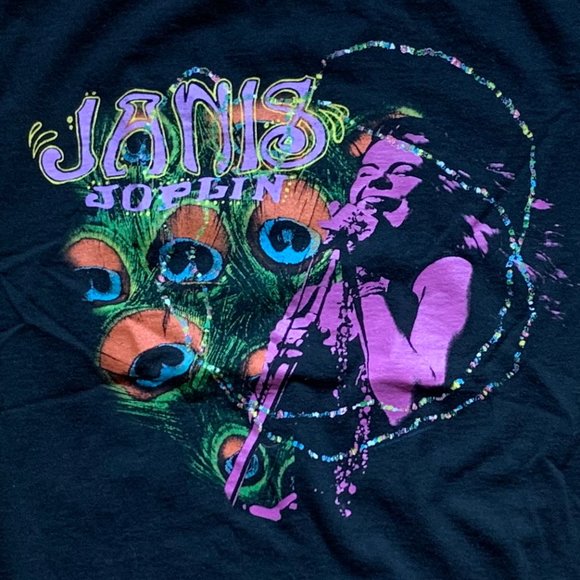 NWOT Janis Joplin Tee Shirt, Size Large - Picture 1 of 4